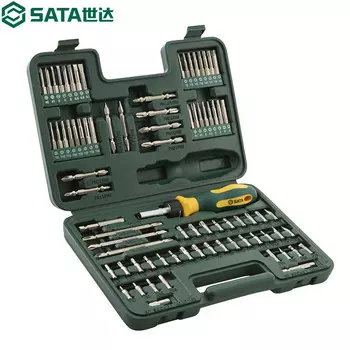 SATA 09326 Набор отверток серии 6,3 мм, 80 шт.