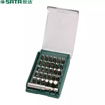 SATA 09332 31 шт., набор электрических отверток серии 6,3 мм и набор бит