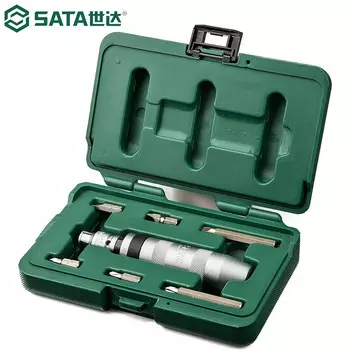 SATA 09602 ударная отвертка для удаления ржавых винтов, набор инструментов для ремонта авторемонтных машин, 8 шт. 09602
