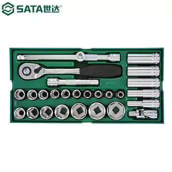 SATA 09903 Набор держателей инструментов, 27 головок серии 12,5 мм 09903