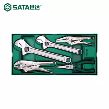 SATA 09909 Набор держателей инструментов — 5 шт., разводной ключ и плоскогубцы