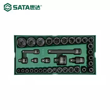 SATA 09914 Набор держателей инструментов, 36 предметов, пневматическая головка 3/8 x 1/2 дюйма
