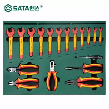 SATA, 116 предметов, набор для ремонта автомобилей на новых источниках энергии, 09936, набор инструментов