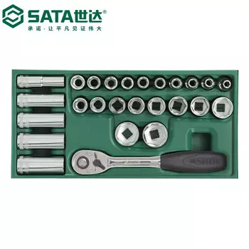 SATA 12,5 мм шестигранный ключ с быстрым храповым механизмом, комбинированный набор инструментов для ремонта автомобилей 09915, в наличии
