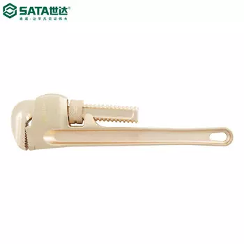 SATA 12-дюймовый взрывозащищенный трубный ключ из бериллиевой бронзы 12-дюймовый медный трубный ключ Водопроводный ключ 31182