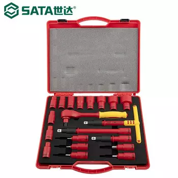 SATA 20 шт. 12,5 мм серии VDE, набор изоляционных втулок, инструменты для ремонта автомобиля, специальный летающий ключ для электрика 09267