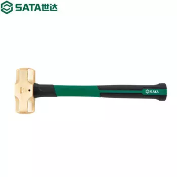 SATA 31166, бериллиевая бронза, взрывозащищенная рукоятка из волокна, восьмиугольный молоток, 4 фунта