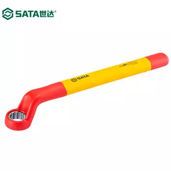 SATA 42409 Ключ Torx VDE, высокое напряжение с изоляцией, 1000 В, давление, звезда, цветок, мертвый ключ, хром-ванадиевая сталь, 9 мм