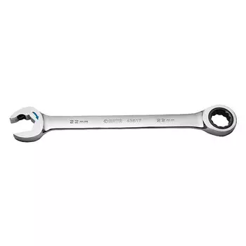 SATA 43612 полностью полированный гаечный ключ с открытым концом, двойной гаечный ключ с храповым механизмом 16 мм