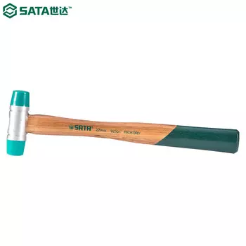 SATA 45 мм - это не резиновый молоток, резиновый молоток, кожаный молоток, молоток для установки с деревянной ручкой 92504