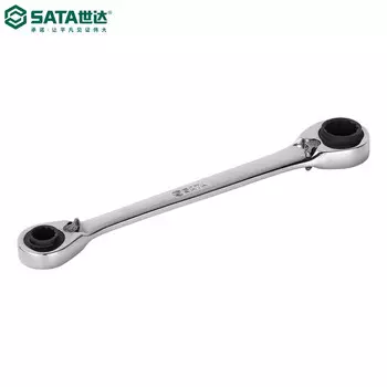 SATA 4-в-1, полностью полированный быстрый ключ Torx с двойной головкой 20212224 мм, храповой ключ для очков 46624