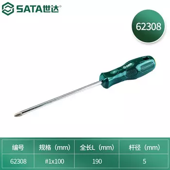 SATA 62308 Крестовая отвертка серии A #1x100MM