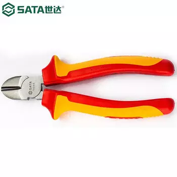 SATA 70233 VDE изолированные, устойчивые к напряжению диагональные плоскогубцы 7 дюймов