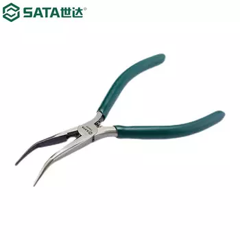SATA 70623 Электронные острогубцы с изогнутыми носиками, 6 дюймов
