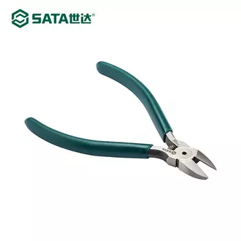 SATA 70631 электронные кусачки, диагональные плоскогубцы, смещенные плоскогубцы, плоскогубцы для рта, 4 дюйма