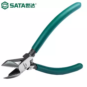 SATA 70651 диагональные плоскогубцы в японском стиле, диагональные плоскогубцы для зачистки электронных проводов, диагональные плоскогубцы 6 дюймов