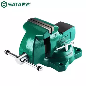 SATA 70842 Сверхмощные квадратные стальные тиски 5 дюймов