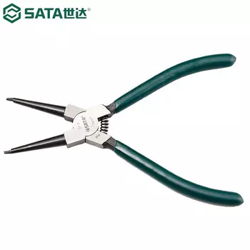 SATA 72032 Щипцы для стопорных колец с прямыми губками в немецком стиле для отверстий 7 дюймов.
