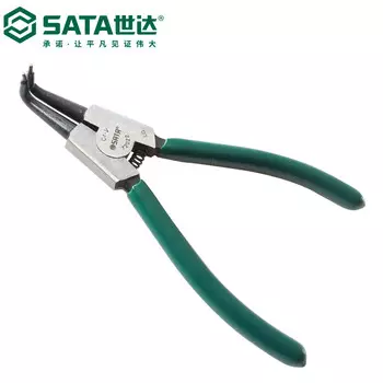 SATA 72042 Изогнутые плоскогубцы для стопорных колец в немецком стиле для акупунктурных точек, изготовленные по индивидуальному заказу предприятия.