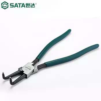 SATA 72044 Изогнутые клещи для стопорных колец в немецком стиле для отверстий 13 дюймов.