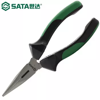 SATA 72712 импортные плоскогубцы с острыми носами, плоскогубцы с длинными носами, плоскогубцы для электрика, серия G, 8 дюймов, 200 мм
