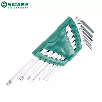 SATA, 7 предметов, удлиненная сферическая головка, шестигранные Г-образные ключи, внутренний шестигранник 09113