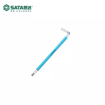 SATA 80108CH Серия Rainbow, внутренний 6-угловой одинарный плоский шаровой головкой, внутренний шестигранный шестигранный ключ 4 мм