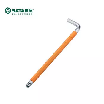 SATA 80114CH Серия Rainbow, одиночный шестигранный ключ с плоской головкой и шаровой головкой, шестигранный ключ 8 мм