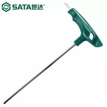 SATA 83312 Шестигранный ключ Т-образного типа с плоской головкой, шестигранная отвертка, 6 мм