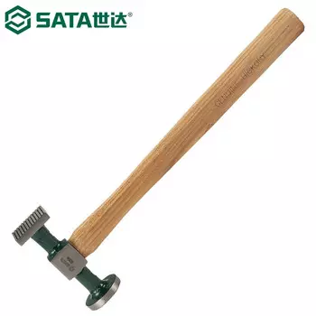 SATA 92104 молоток из листового металла, легкий молоток из листового металла, инструмент для ремонта автомобилей, фрезерная стальная головка молотка 320 г