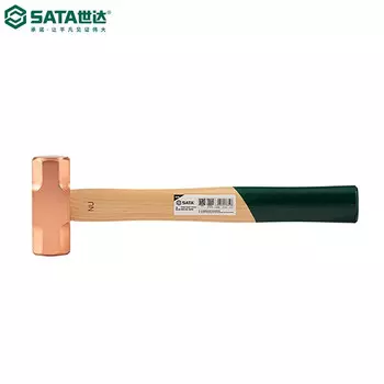 SATA 92366 ореховая ручка восьмиугольный медный молоток 2 фунта