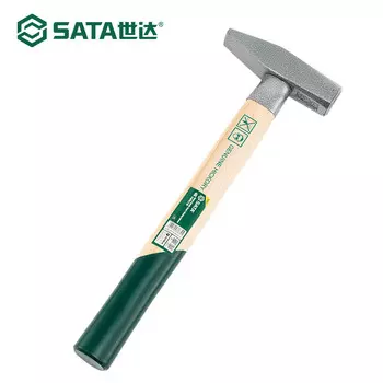 SATA 92404 Молоток слесарный с деревянной ручкой, 500 г