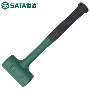 SATA 92904 ударопрочный резиновый молоток для плитки, напольной плитки, молоток для установки пола, неэластичный резиновый молоток 65 мм