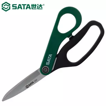 SATA 93127 ножницы электрика, универсальные ножницы с длинным лезвием, удлиненные мощные ножницы из нержавеющей стали