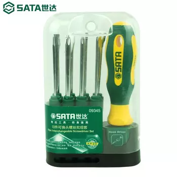 SATA 9345 Набор сменных отверток из 10 предметов