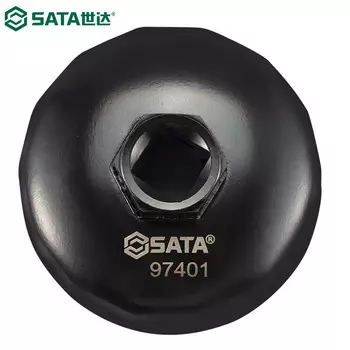 SATA 97401 Ключ для колпачкового фильтра Чашеобразная масляная решетка Замена машинного фильтра и снятие масляного фильтрующего элемента 65 мм