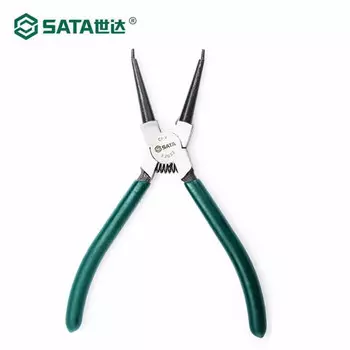 SATA 9" плоскогубцы для стопорных колец с прямыми губками в немецком стиле 72033-Многофункциональные клещи для внутренних и внешних стопорных колец