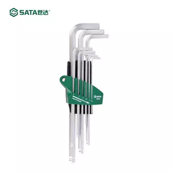 SATA, 9 предметов, специальные шестигранные ключи с длинной шаровой головкой серии G, набор инструментов 09128