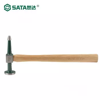 SATA Молоток для отделки листового металла 260 г 92106-Утконосный молоток Формовочный молоток Молоток для листового металла Ударный молоток
