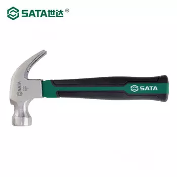 SATA Молоток-гвоздодер с короткой ручкой из стекловолокна 0,5 фунта 92309-Ударный молоток Бытовой инструмент Молоток для строительной площадки