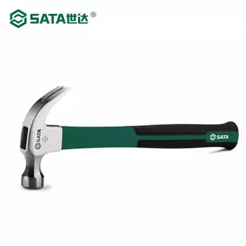 SATA Молоток-гвоздодер с ручкой из стекловолокна 1,5 фунта 92307-Ударный молоток Бытовые инструменты Молоток для строительной площадки