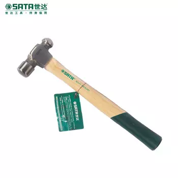 SATA молоток с деревянной ручкой, круглый молоток, 24 унции, молоток, молоток 92313, пятно