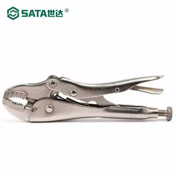 SATA мощные плоскогубцы с круглыми губками и лезвиями 7 дюймов 71102-универсальный зажим, фиксированные плоскогубцы промышленного класса для форсажной камеры