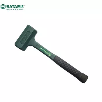 SATA мягкая ударопрочная стальная трубчатая ручка, резиновый молоток, резиновый молоток, установка молотка, резиновый молоток 92924 (65 мм), в наличии