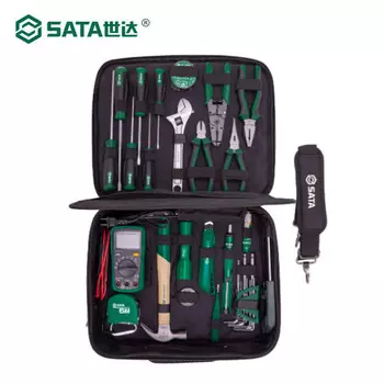 SATA Набор для расширенного обслуживания электрика, 32 предмета 03795 - полный многофункциональный набор для бытовой техники