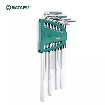 SATA Набор дюймовых шестигранных ключей специальной длины, 12 предметов 09104 - Шестигранный дюймовый шестигранный ключ