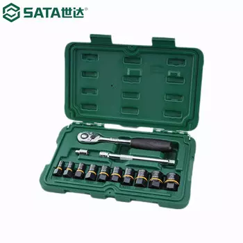 SATA, набор головок для снятия болтов серии 6,3x10 мм, 13 предметов 09137