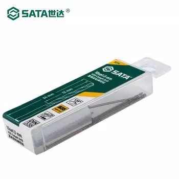SATA набор из 10 предметов: кобальтсодержащее спиральное сверло с прямым хвостовиком, сверло из сверлильного сплава высокой твердости 6,8 мм 52368