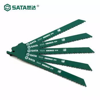 SATA, набор из 5 полотен для сабельных пил 152MM_6T 93325S, пильное полотно с крупными зубьями и мелкими зубьями, сабельное пильное полотно