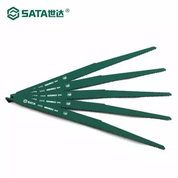 SATA, набор из 5 полотен для сабельных пил 300MM_6T 93326S, пильное полотно с грубыми зубьями и мелкими зубьями, сабельное пильное полотно